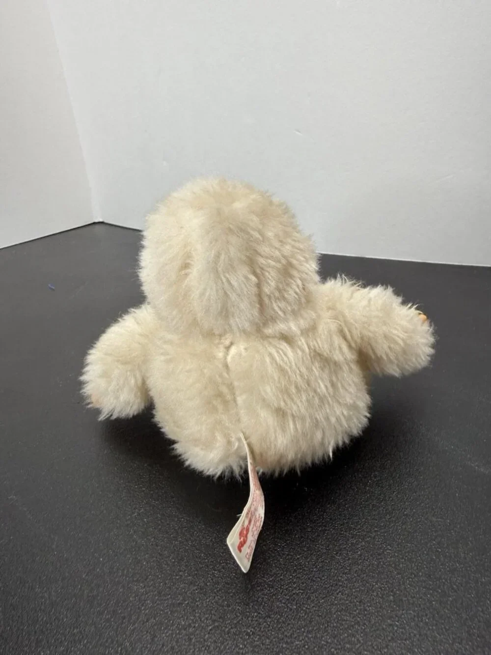 Vintage Russ Baby Gonga Monkey Stuffed Animal White Ivory 6 Inch Plush